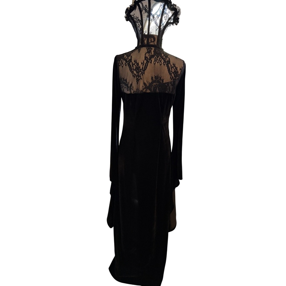 Killstar dawn maxi lace black‎ dress - Picture 5 of 8